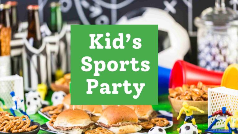 GUIDE to planning a KIDS SPORTS birthday party